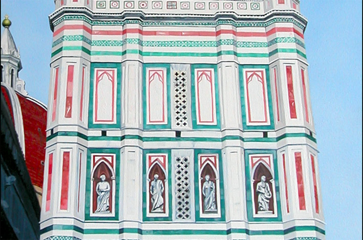 Campanile di Giotto Middle Detail