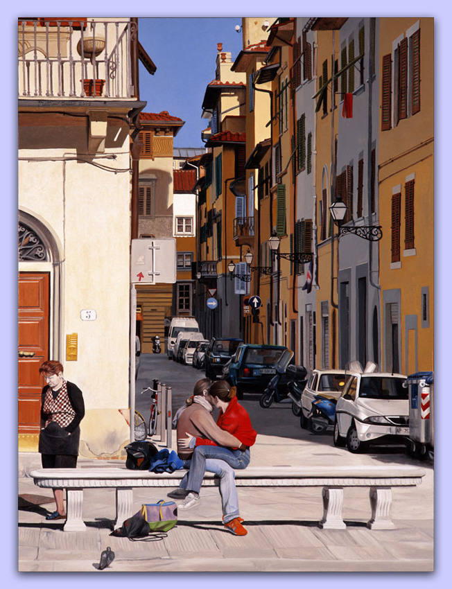 Lovers In Santa Croce - &copy;2005, Matthew Bates, All Rights Reserved