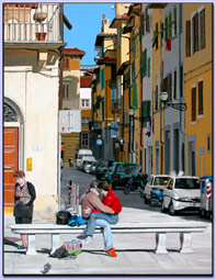 Lovers in Santa Croce