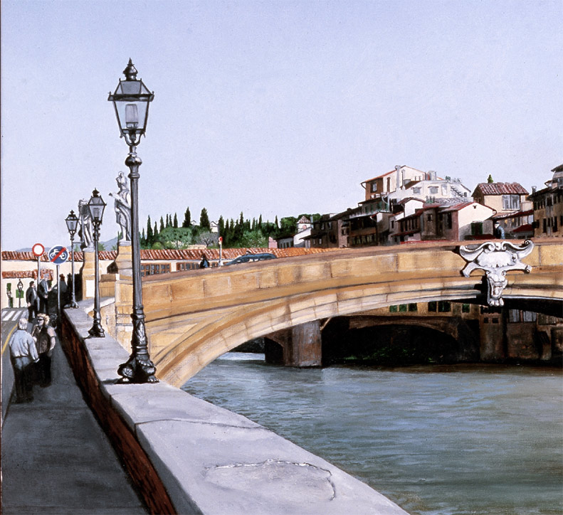 Santa Trinit&agrave; Bridge (Lamp Detail) (Private Collection) 