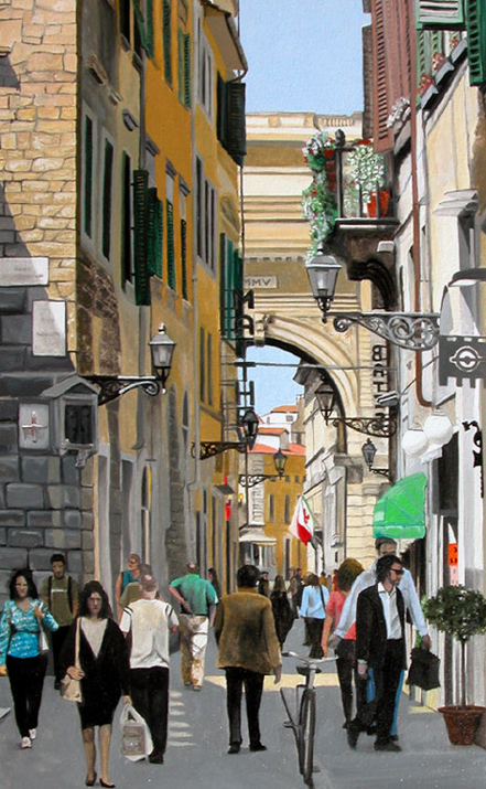Via del Corso - arch detail