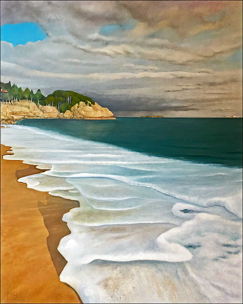 "Eagle Head Sunset" an original oil painting by Matthew Holden Bates