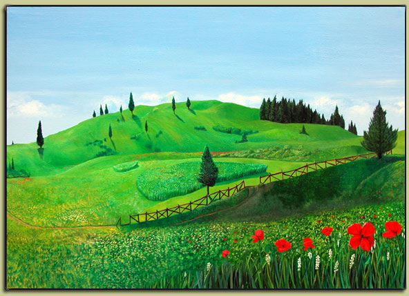 Tuscan Spring - ©2004, Matthew Bates