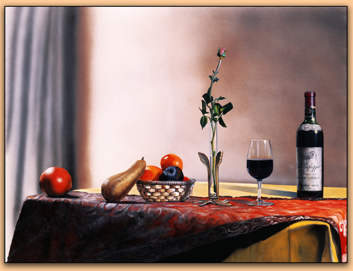 Villa Cafaggio Still Life - &copy;2002, Matthew Bates, All Rights Reserved 