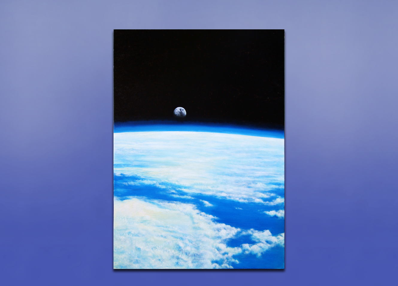 Moonrise - an original oil painting by Matthew Bates