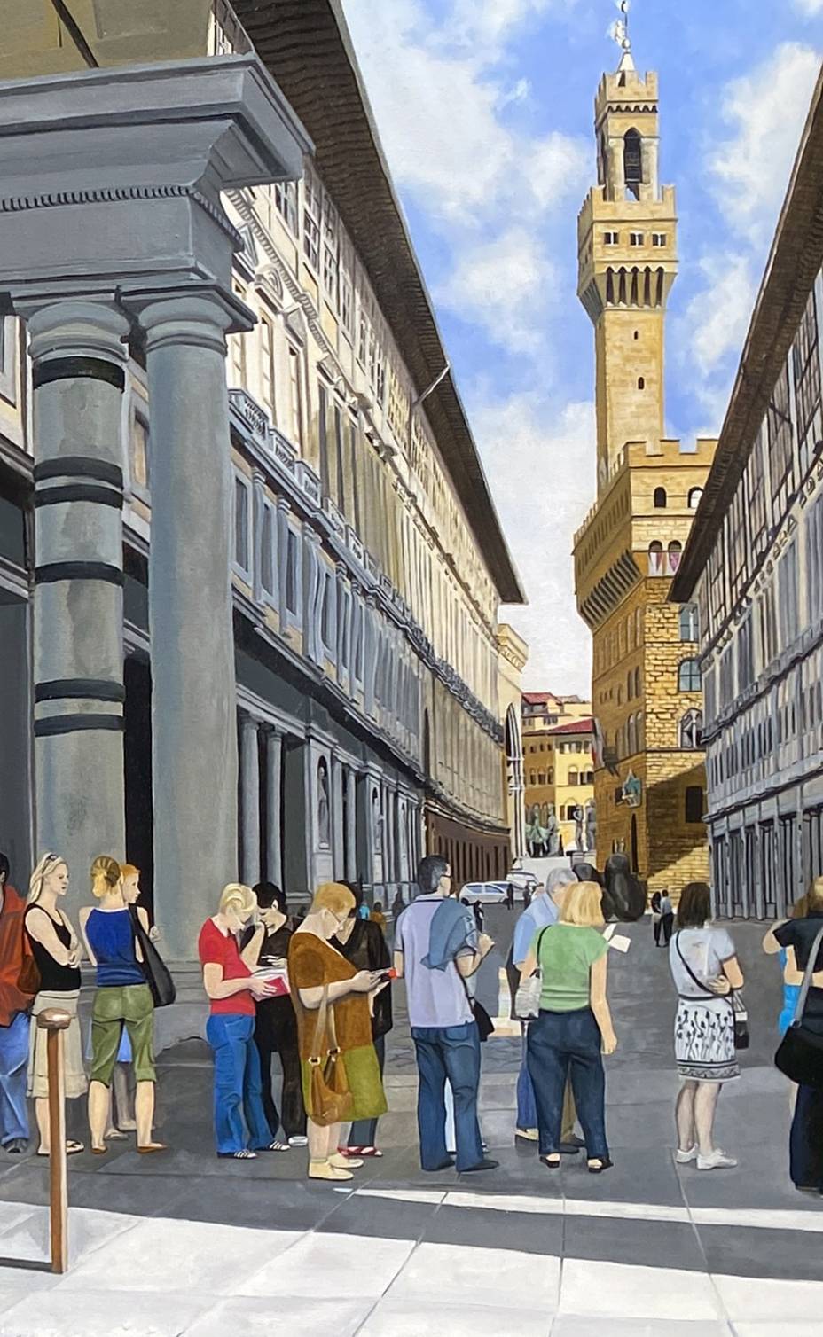 Waiting in Line at the Uffizi