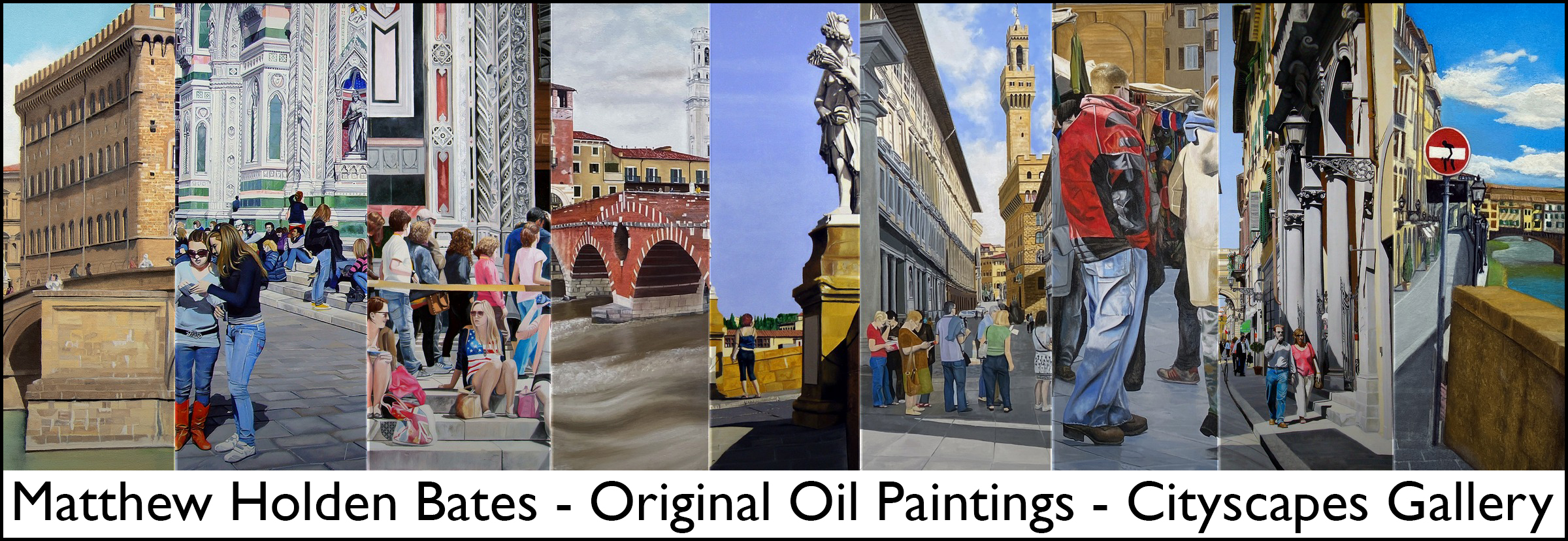 Cityscape Paintings by Matthew Holden Bates