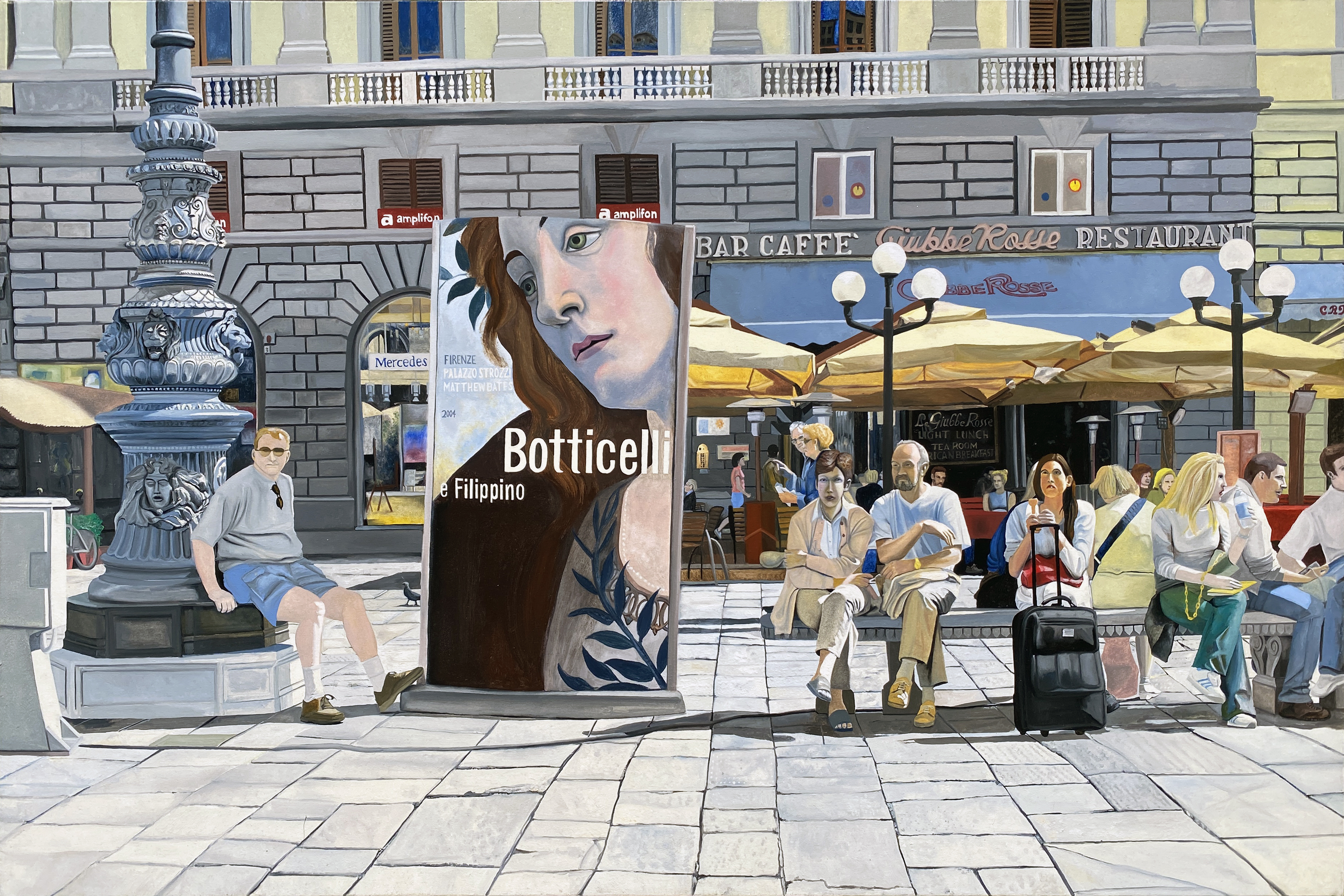 Botticelli e Filippino oil painting by Matthew Holden Bates