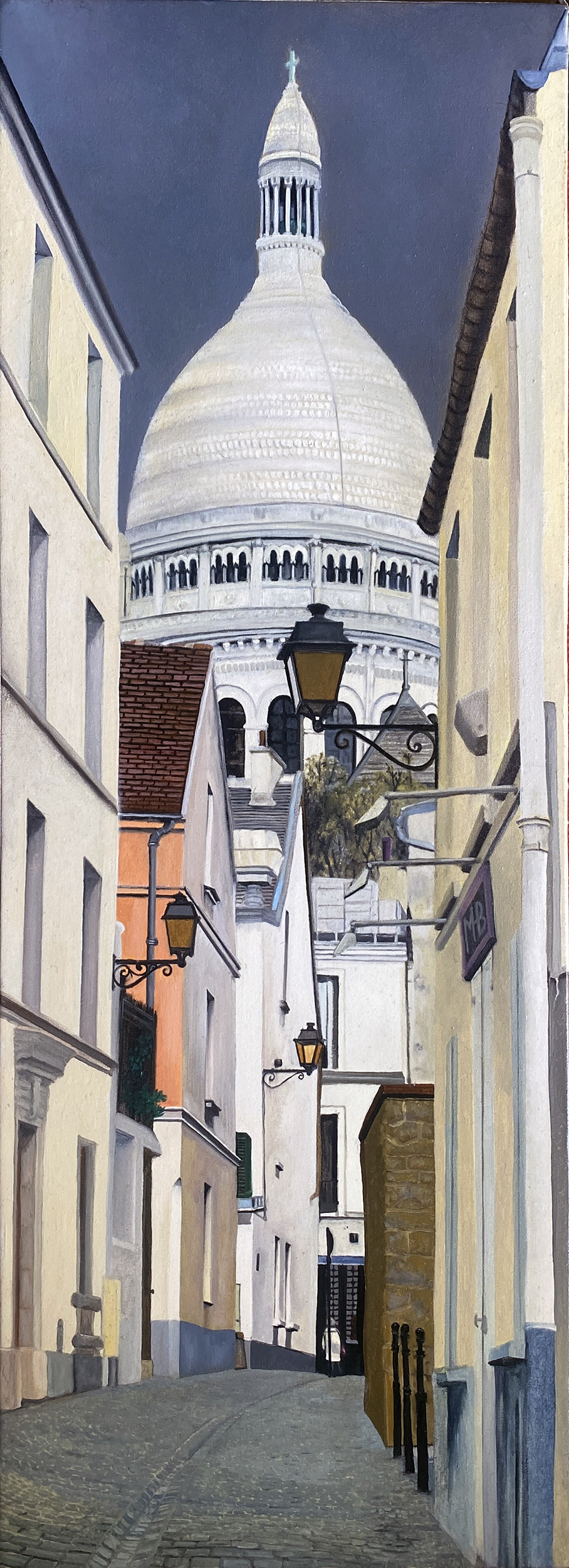 Montmartre oil painting by Matthew Holden Bates