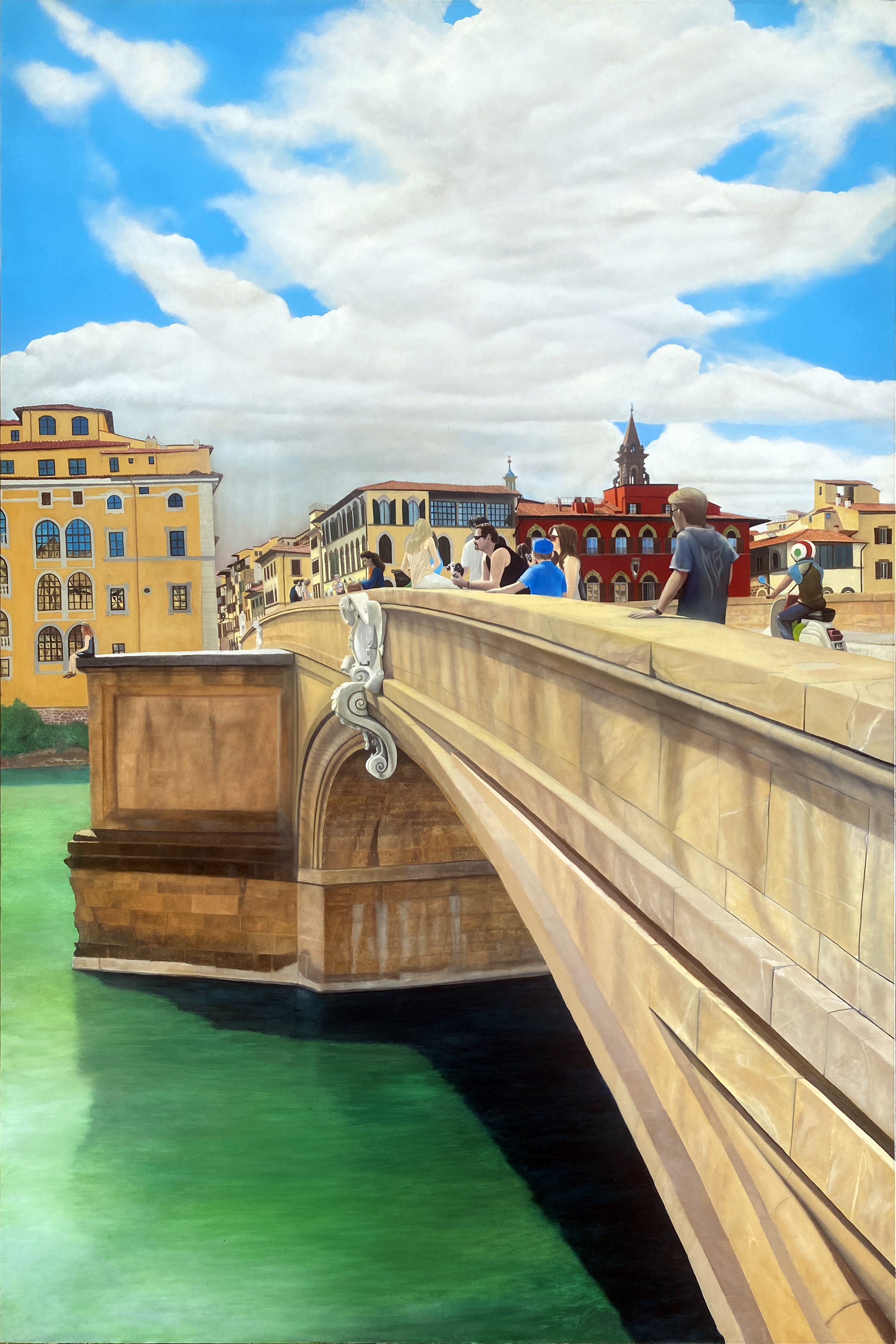 Ponte Santa Trinità oil painting by Matthew Holden Bates