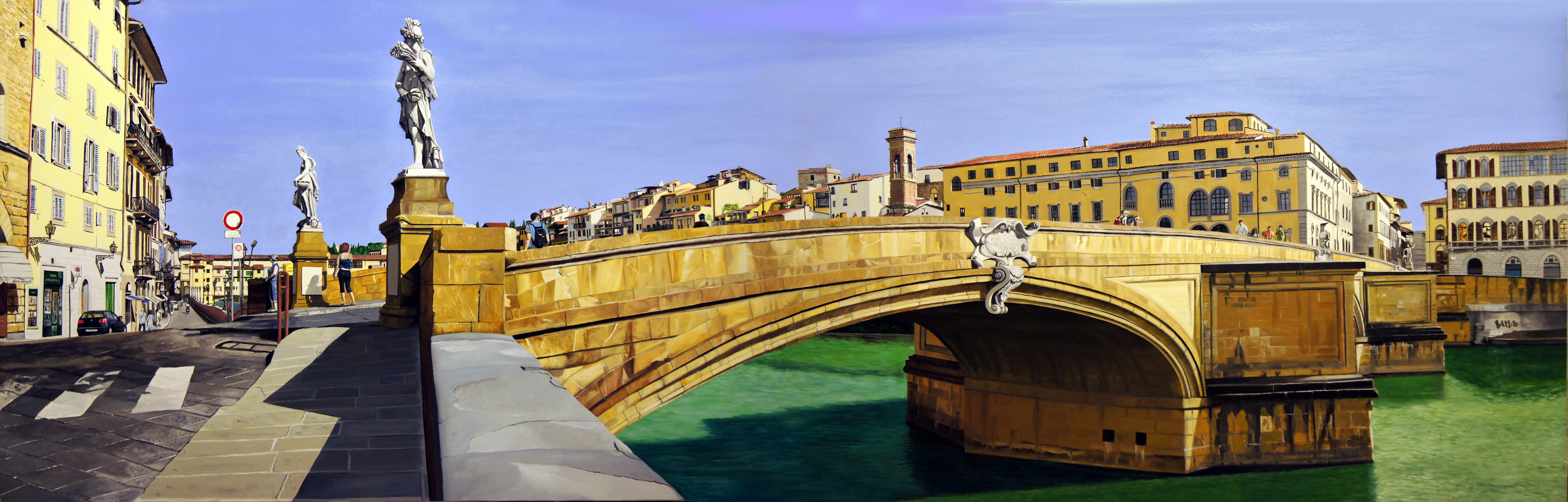 Santa Trinita Revisited oil painting by Matthew Holden Bates