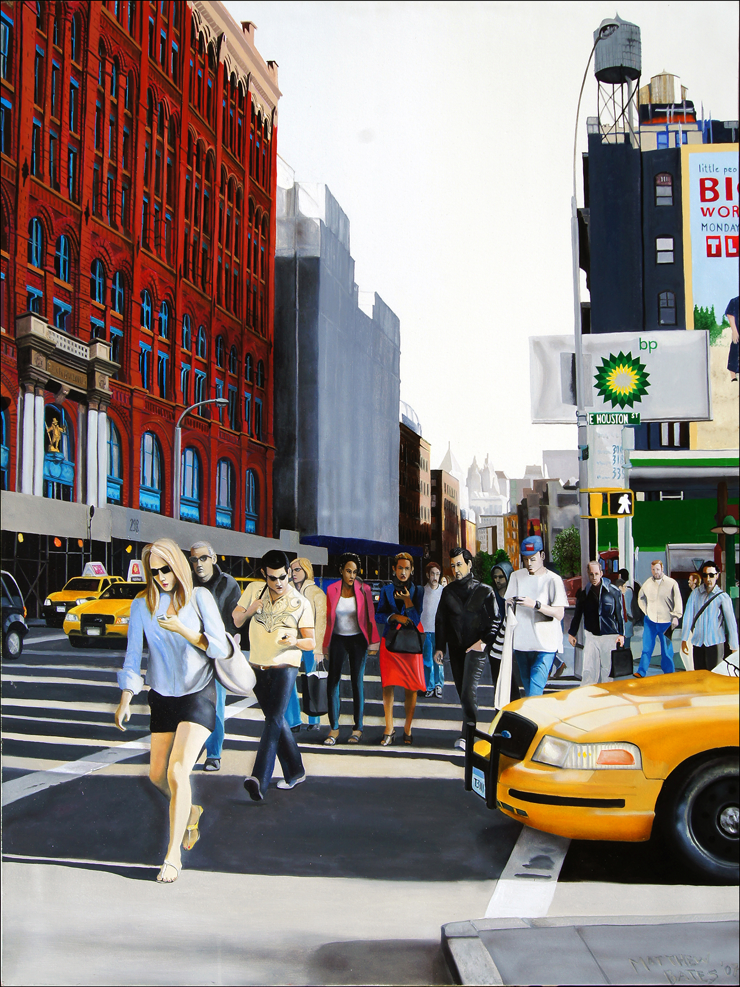 Soho, New York City oil painting by Matthew Holden Bates