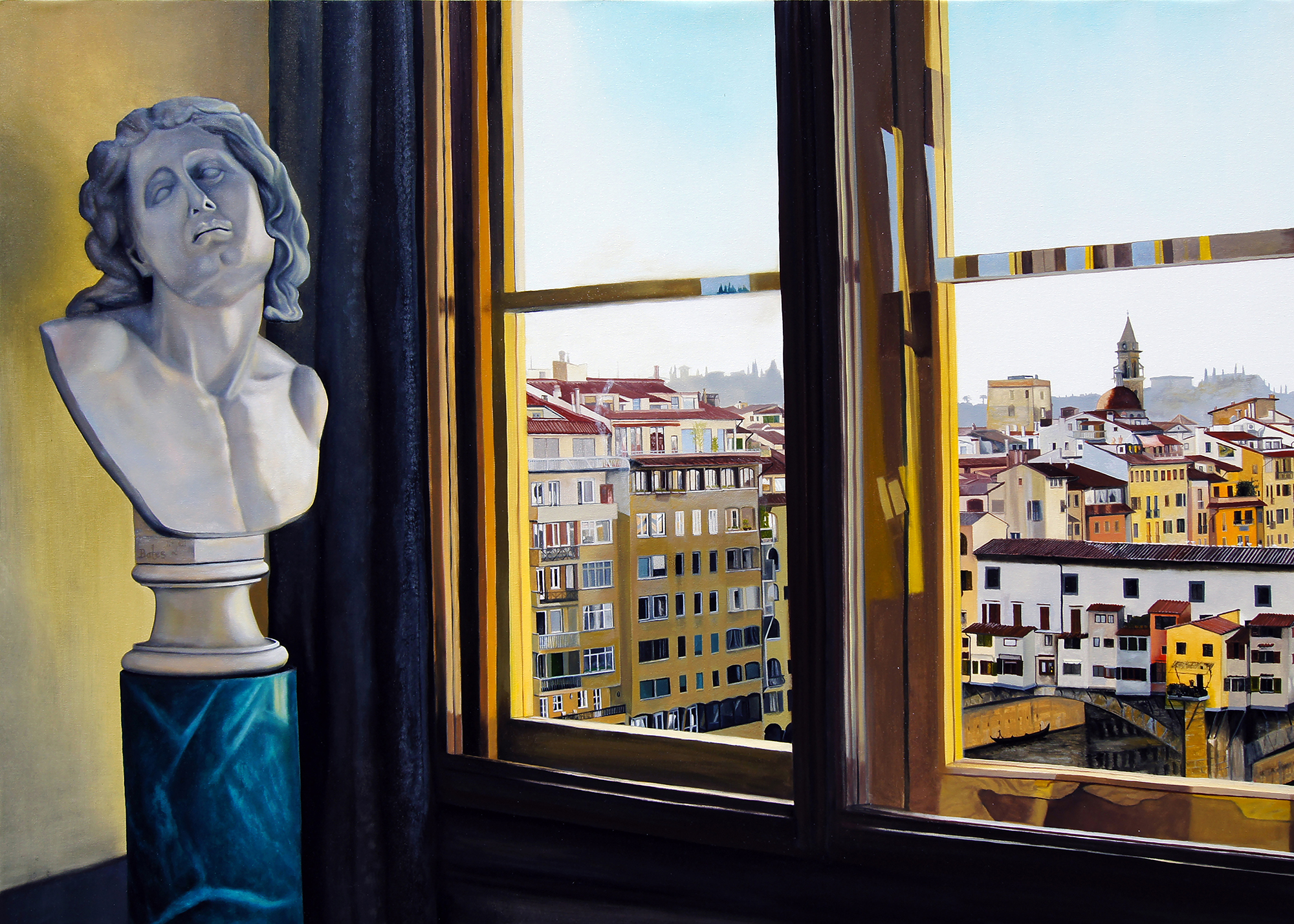 Uffizi View oil painting by Matthew Holden Bates