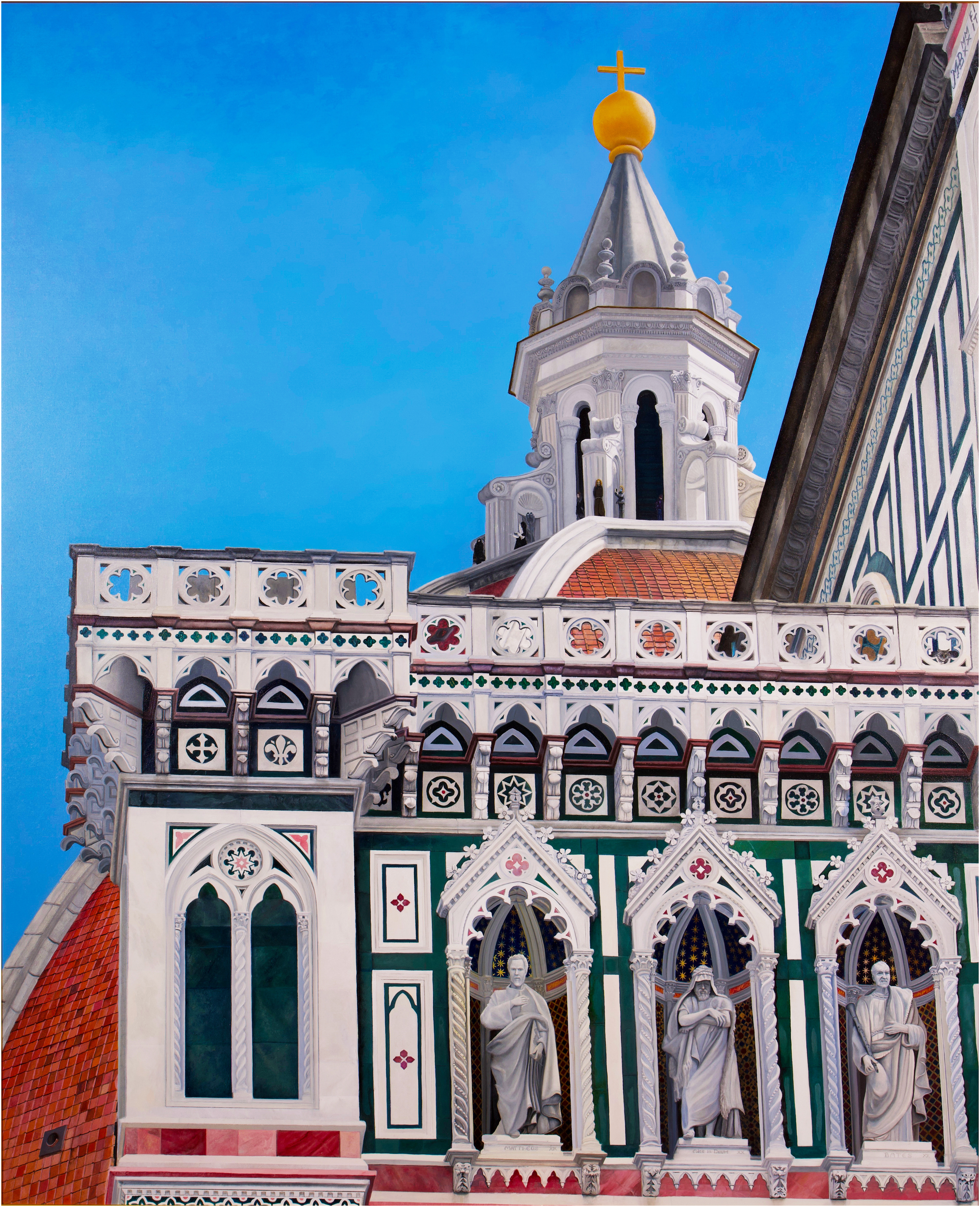 "Il Duomo di Firenze" an original oil painting by Matthew Holden Bates