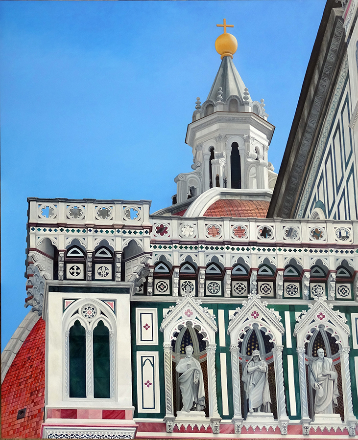 "Il Duomo di Firenze" an original oil painting by Matthew Holden Bates