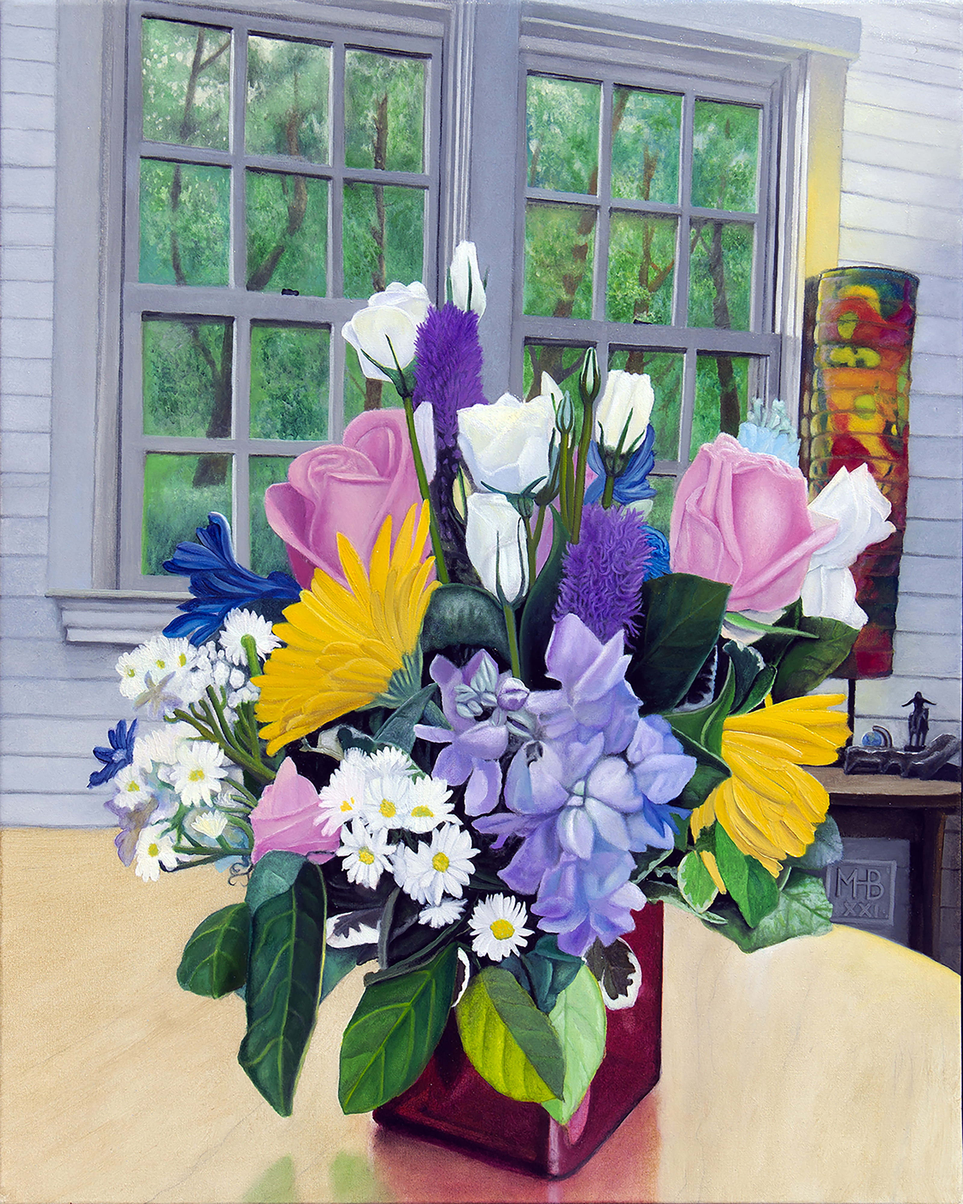 A Bouquet For Mom oil painting by Matthew Holden Bates