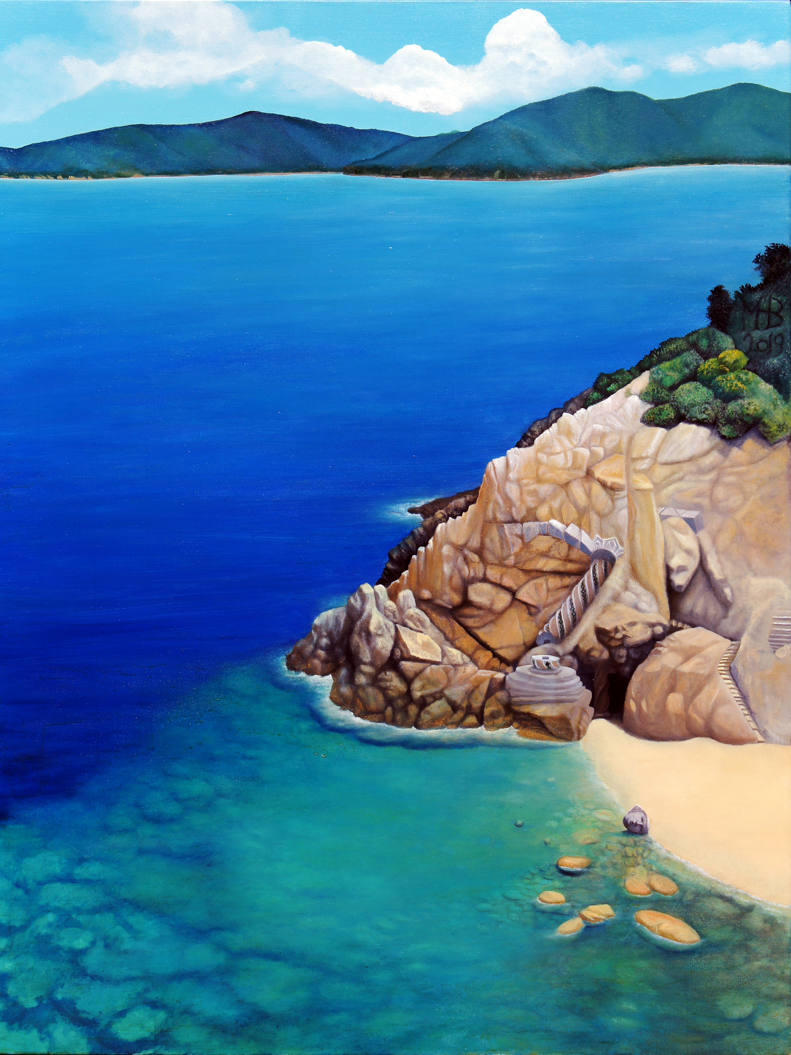 After the Flood oil painting by Matthew Holden Bates