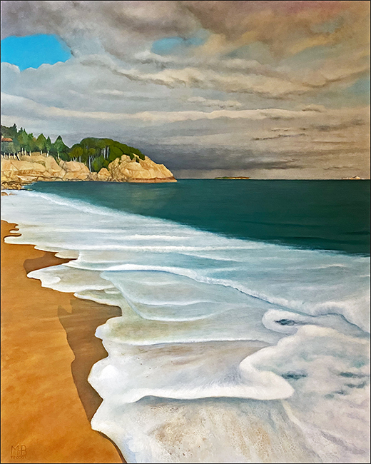 "Eagle Head Sunset" an original oil painting by Matthew Holden Bates