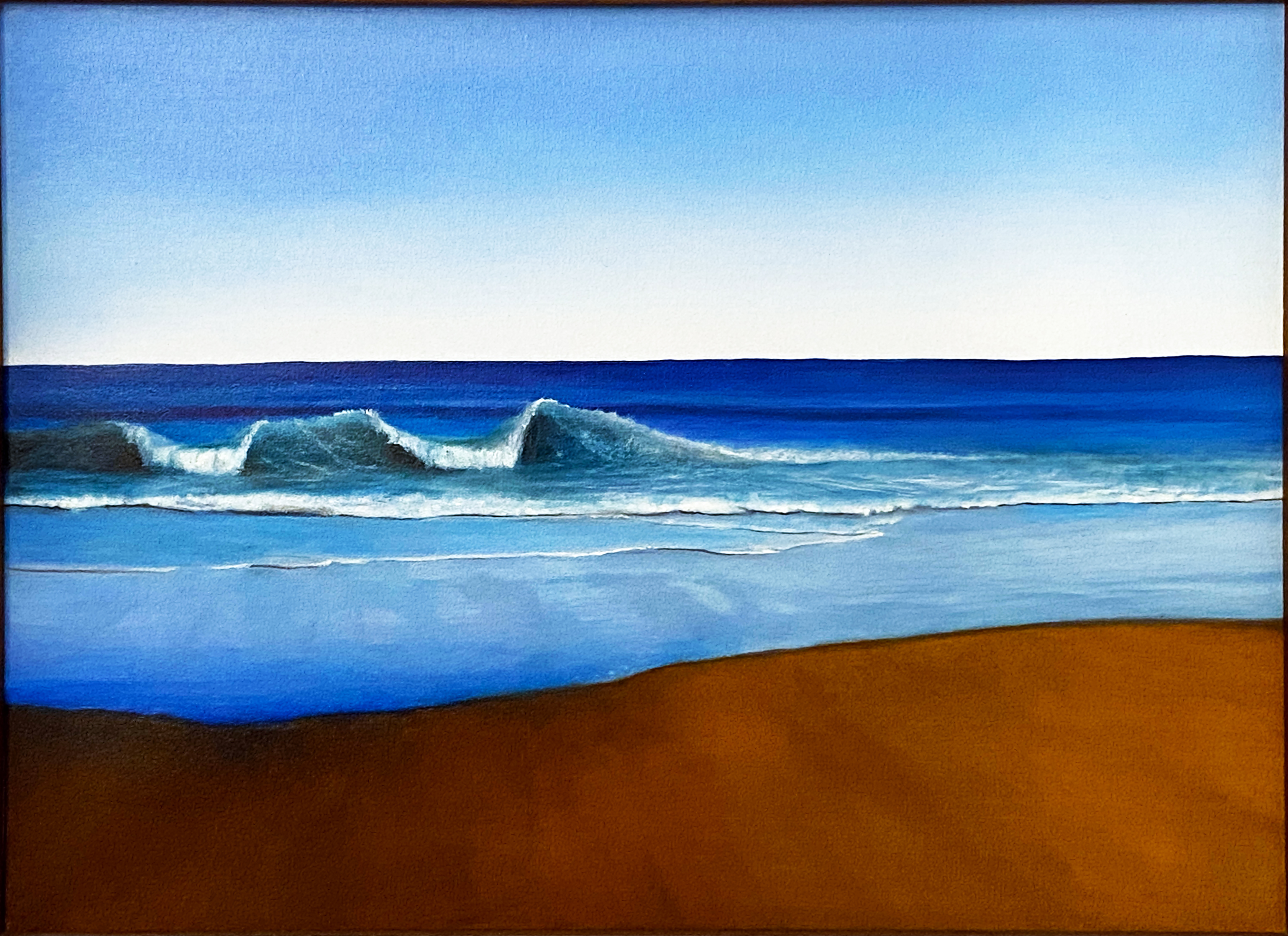 Surf oil painting by Matthew Holden Bates