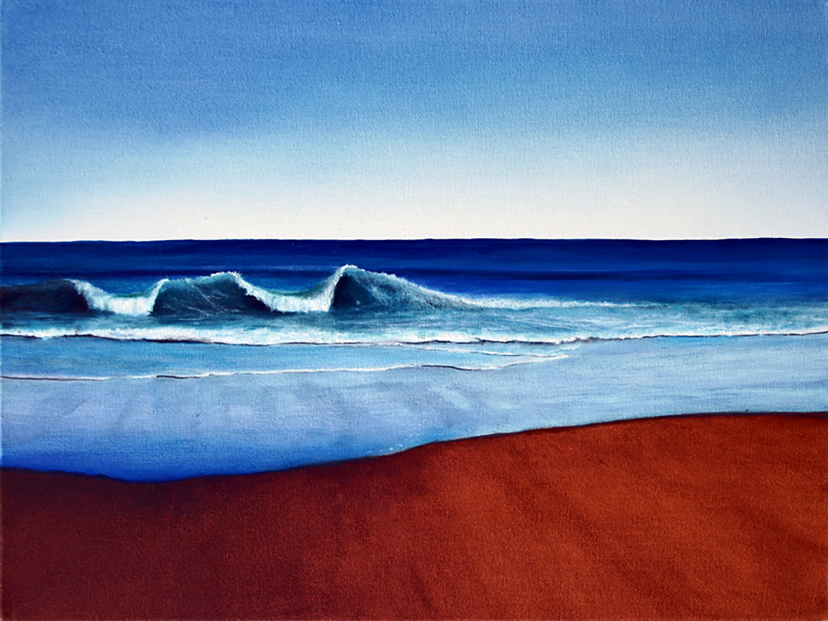 "Surf" an original oil painting by Matthew Holden Bates