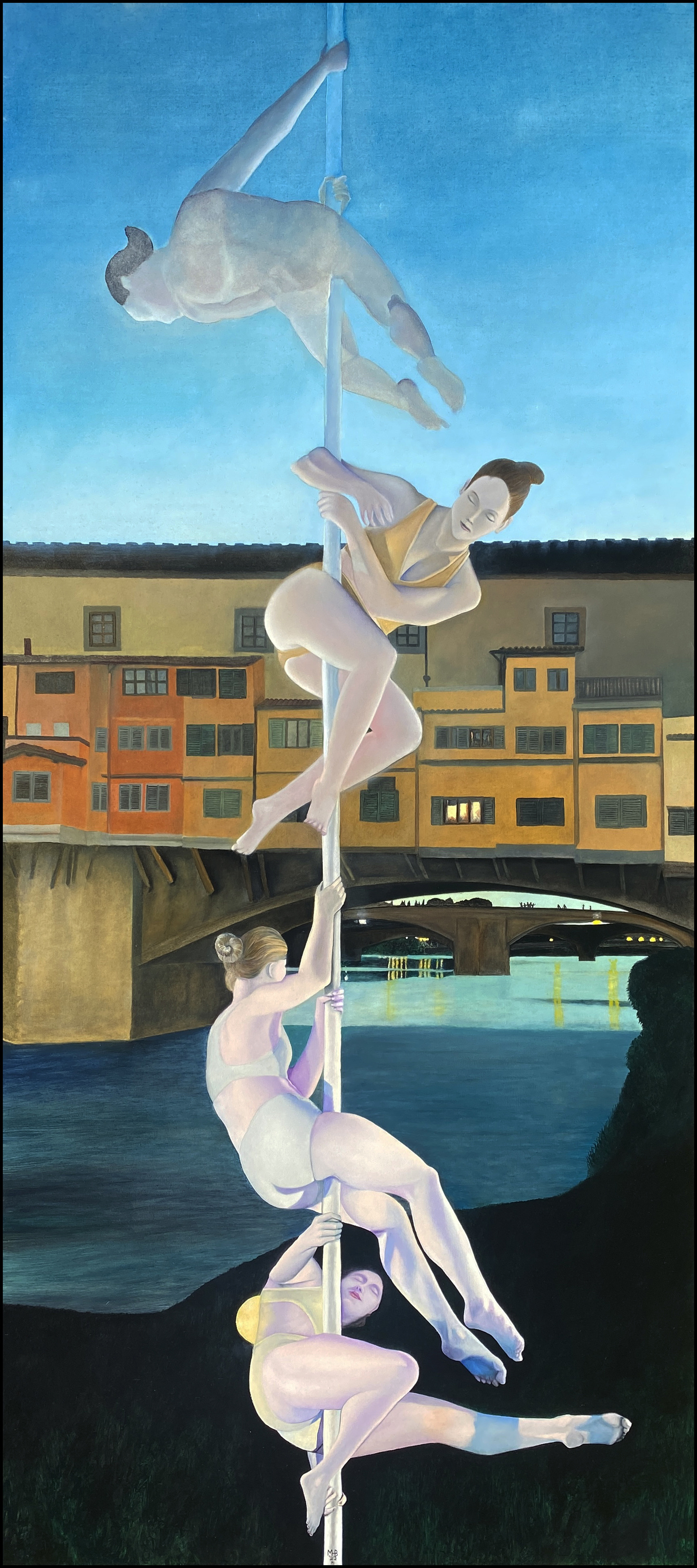 Ascension oil painting by Matthew Holden Bates