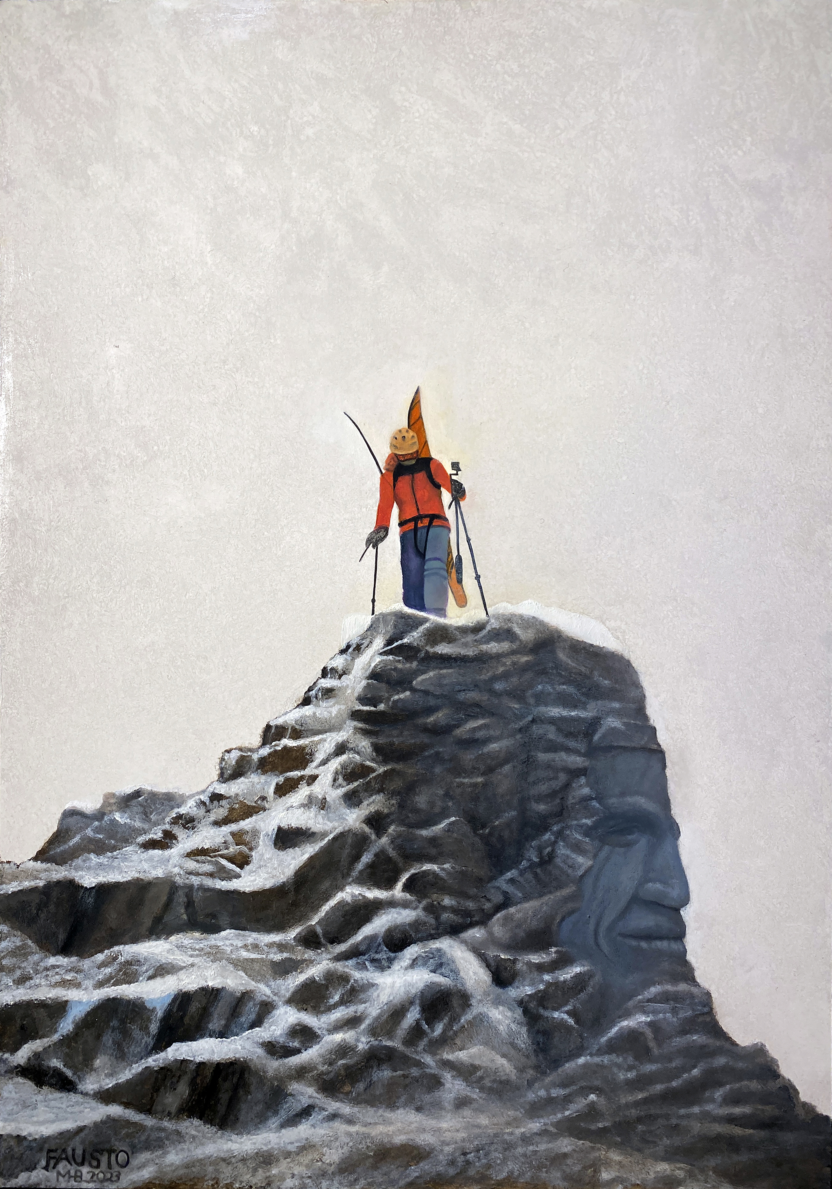 Fausto oil painting by Matthew Holden Bates