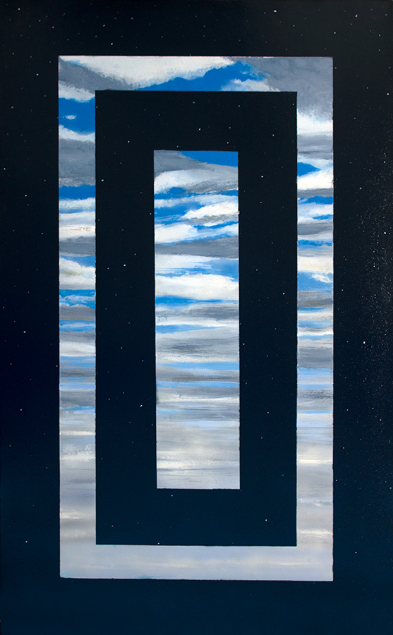 "Fibonacci Sky" an original oil painting by Matthew Holden Bates