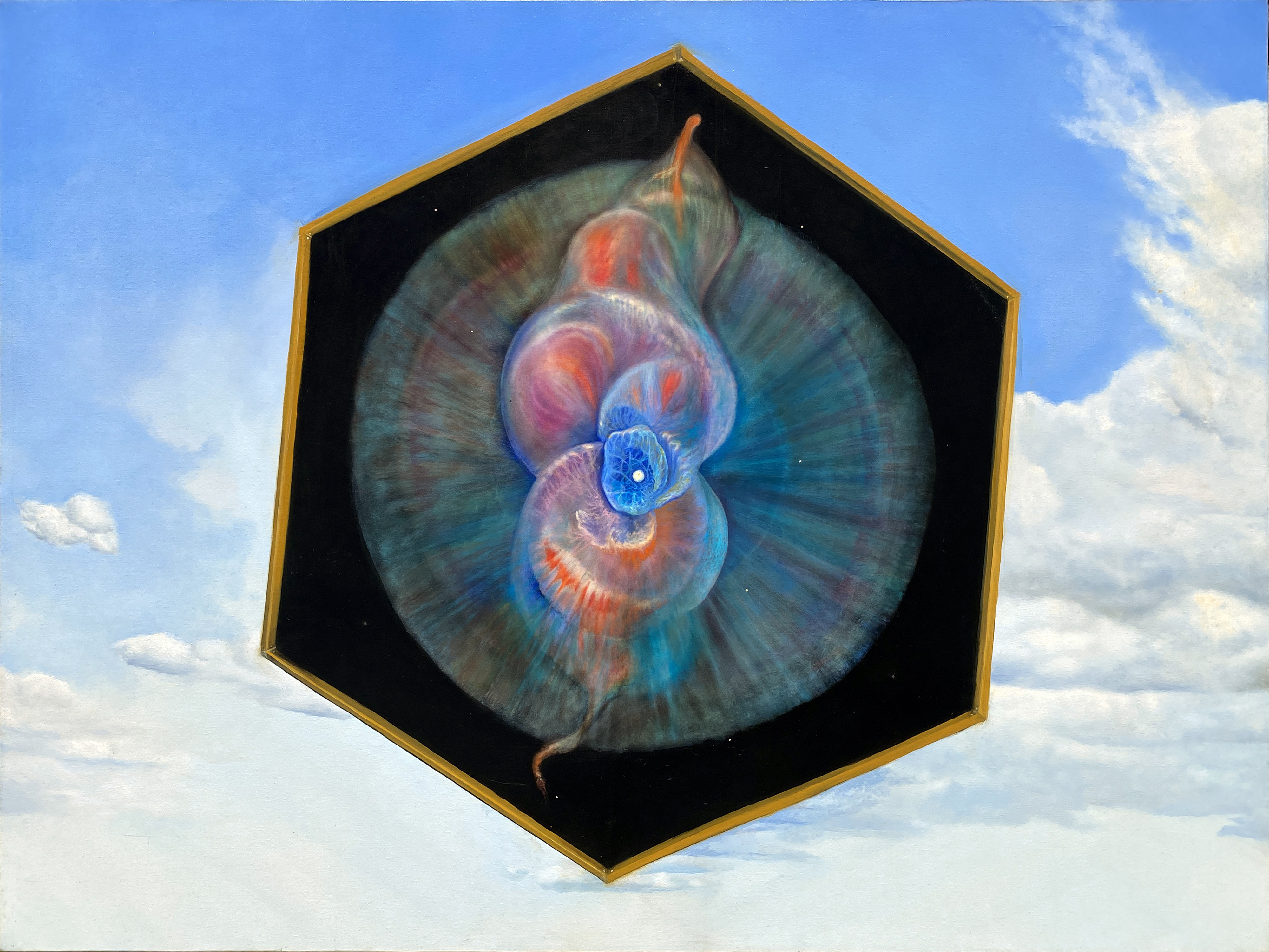Hyperdimensional Window oil painting by Matthew Holden Bates