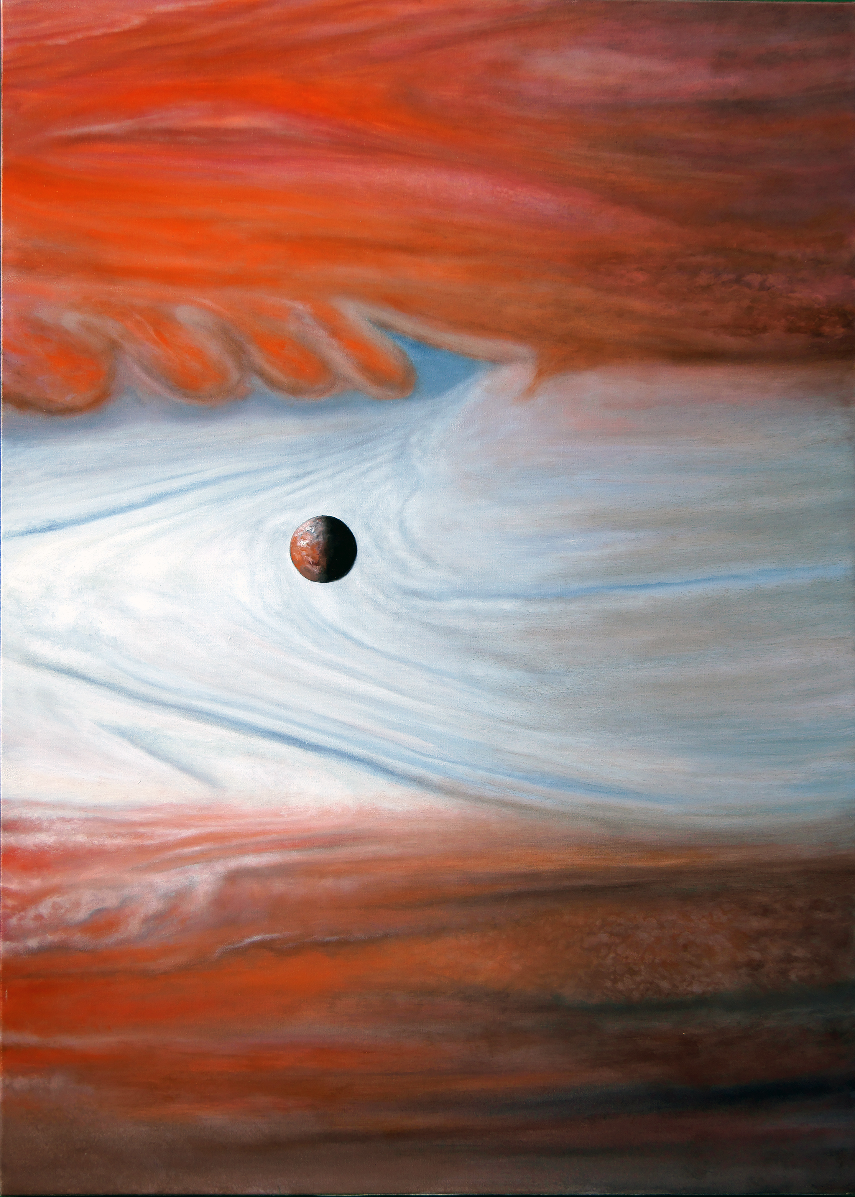 Jupiter and Io oil painting by Matthew Holden Bates