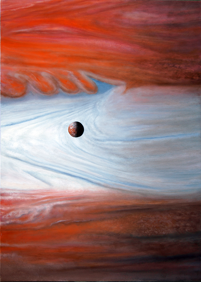 "Jupiter" an original oil painting by Matthew Holden Bates