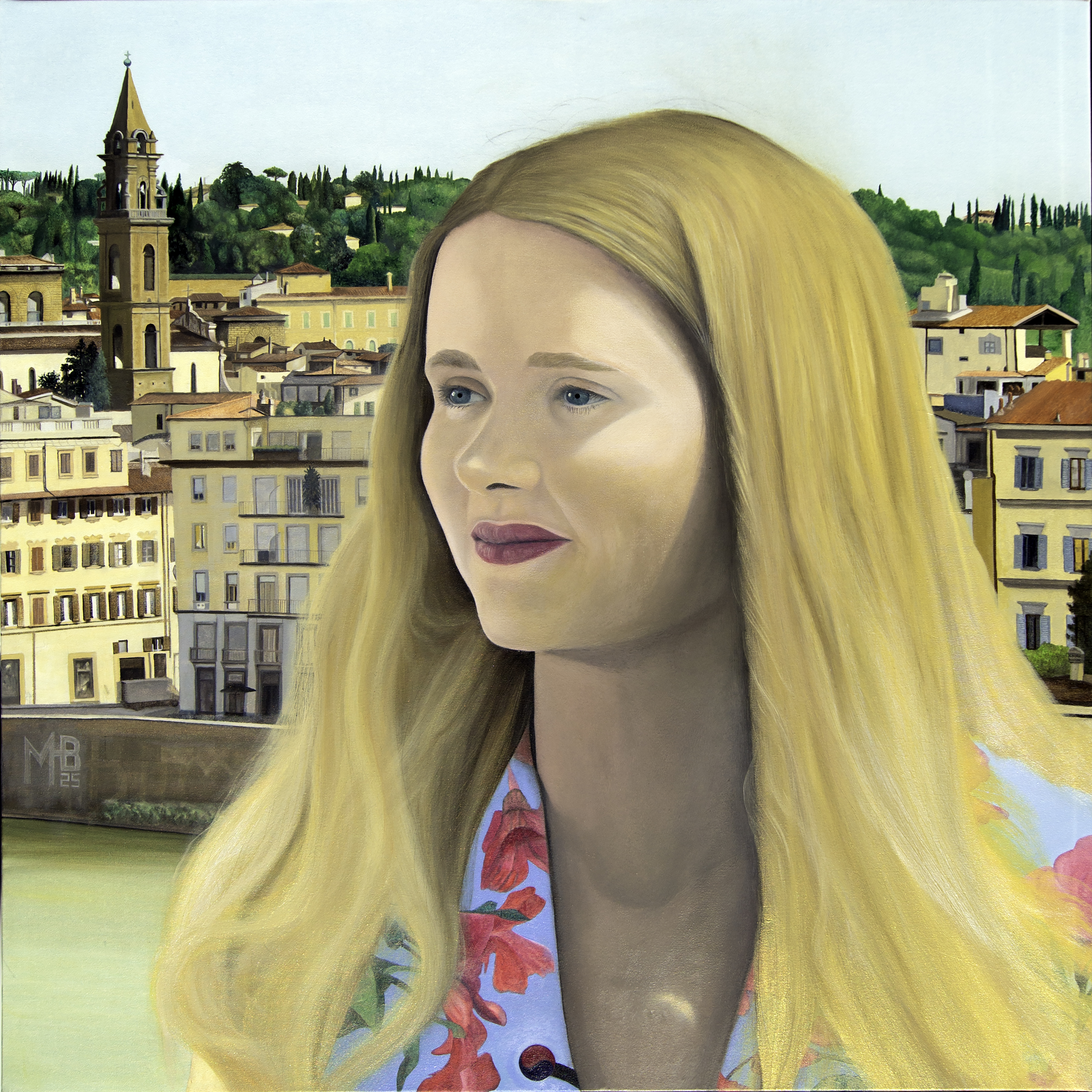 Portrait of Lia oil painting by Matthew Holden Bates