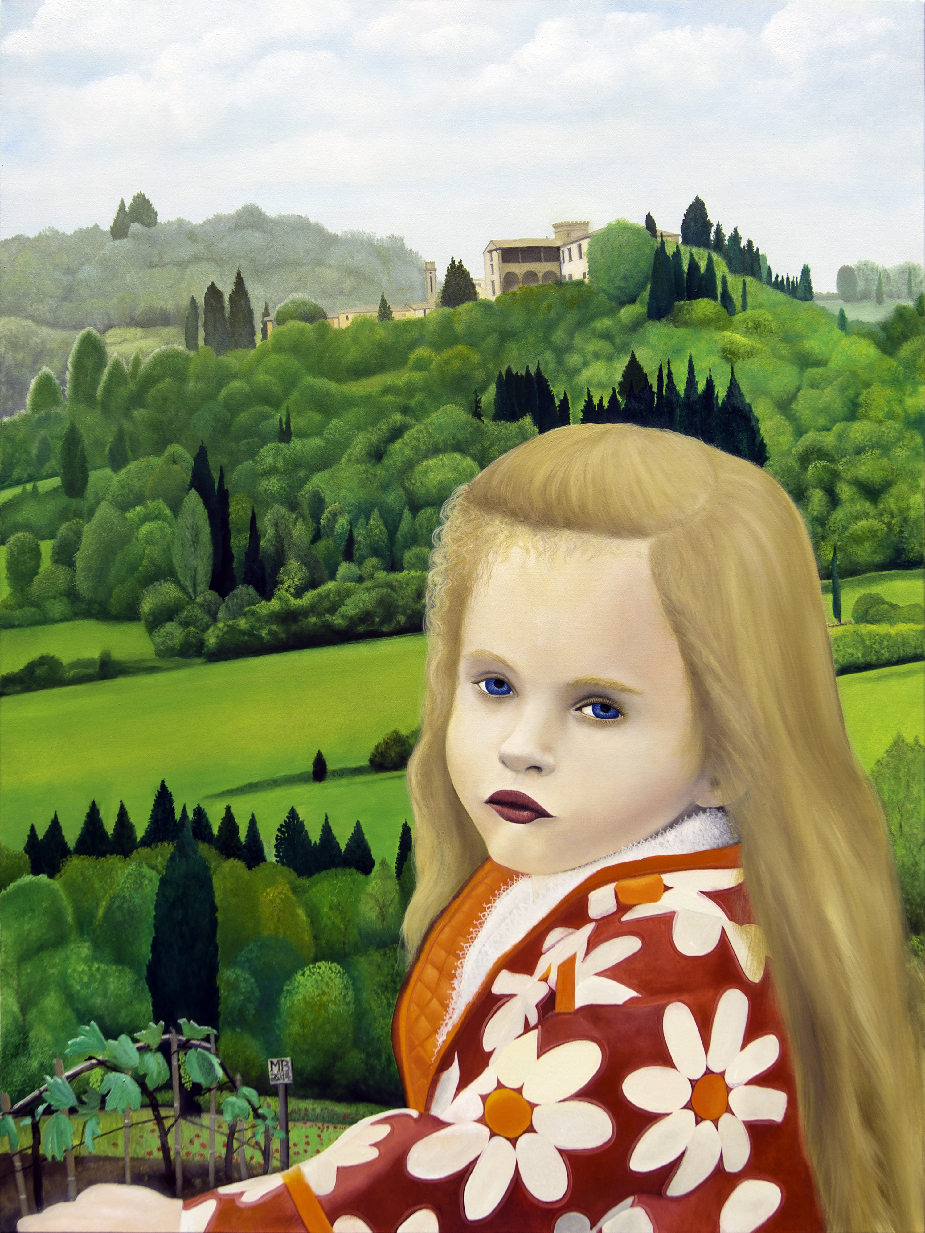 Lia oil painting by Matthew Holden Bates