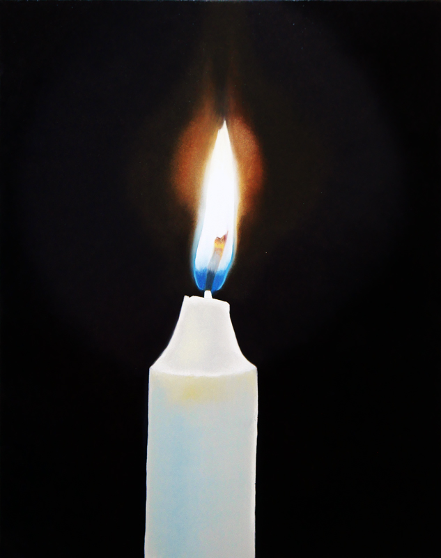 "Candle" an original oil painting by Matthew Holden Bates